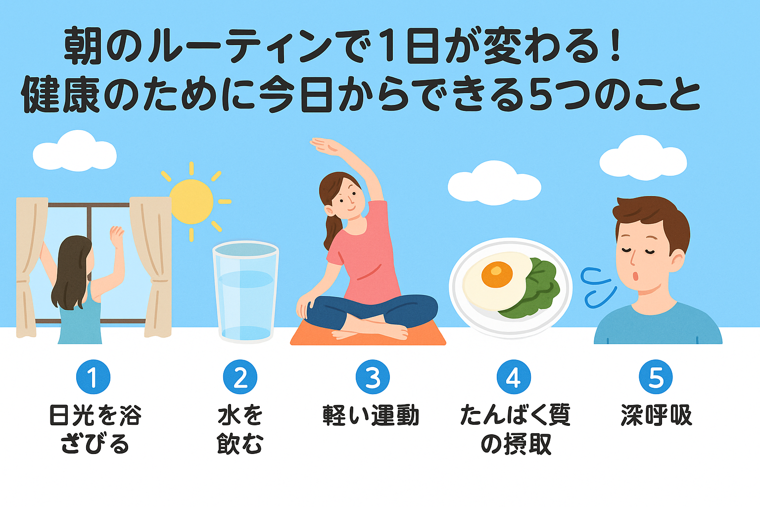 朝のルーティーン